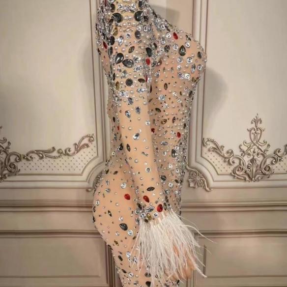 Cute rainbow rhinestone dreaa