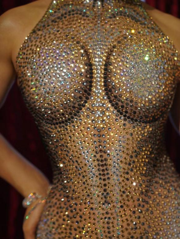 Full beaded bodysuit