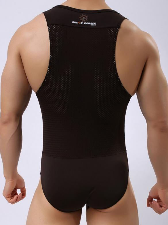 Men Bikini One Piece Swimsuit Singlet (4 Colors)