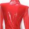 Red feather leotard