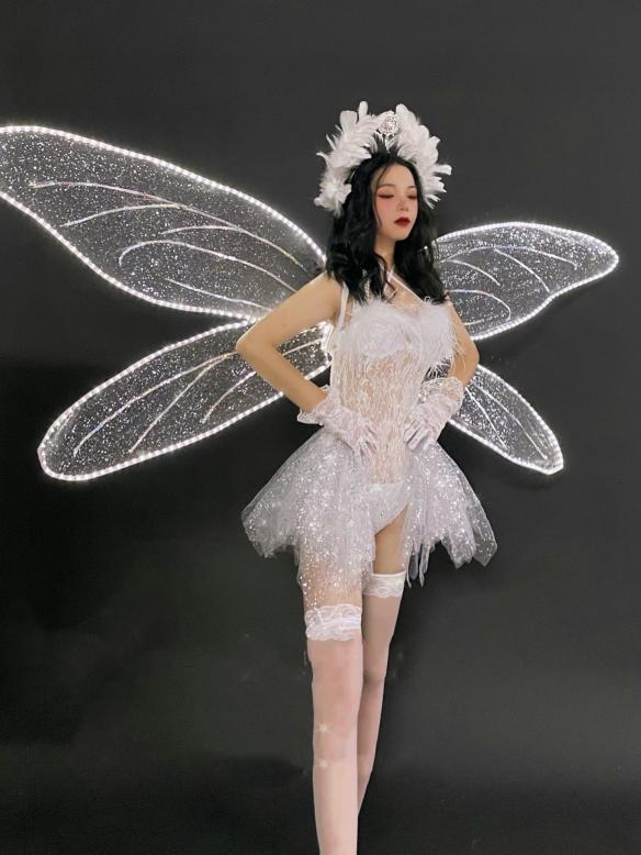 Crystal Like Leotard (includes gloves & sock)