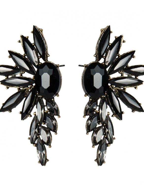  Shinning Rhinestone Statement Drop Earrings