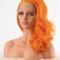 Orange Shoulder Length Wavy Lace Front Wig - Style - Brooke