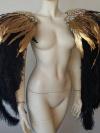 Golden Ostrich Feather Cape
