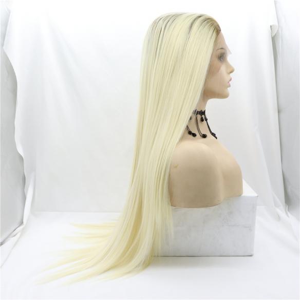 Human Hair Full Lace Wig Curly Ash Brown