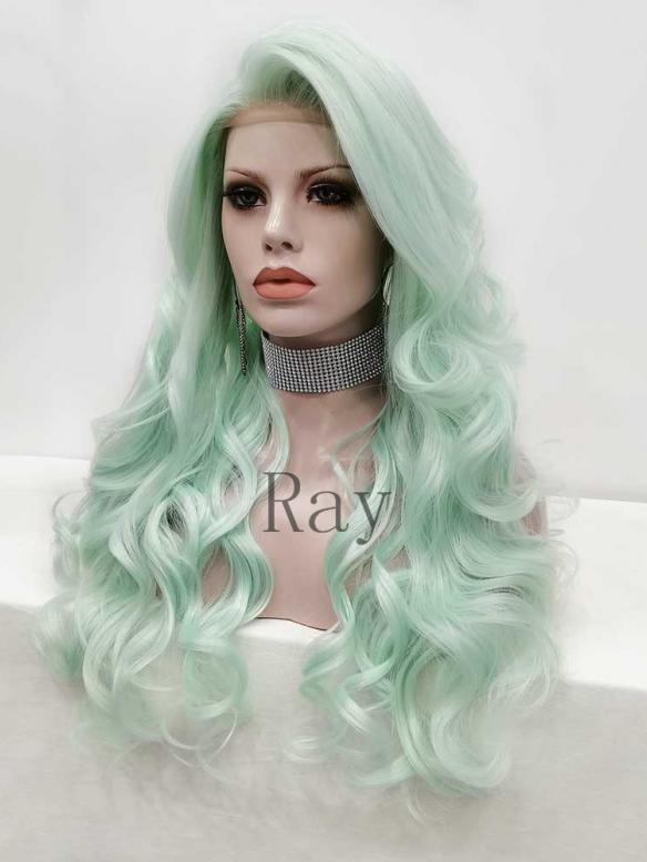 Human Hair Full Lace Wig Curly Ash Brown