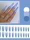24 Pieces Mixed Colors Nail Stickers