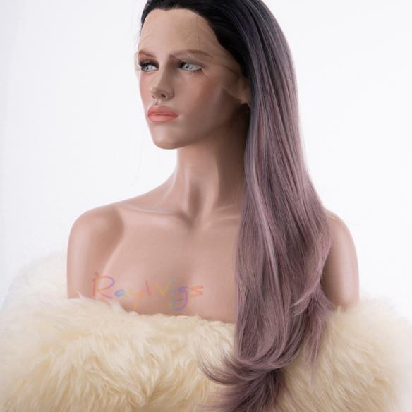 Human Hair Full Lace Wig Curly Ash Brown