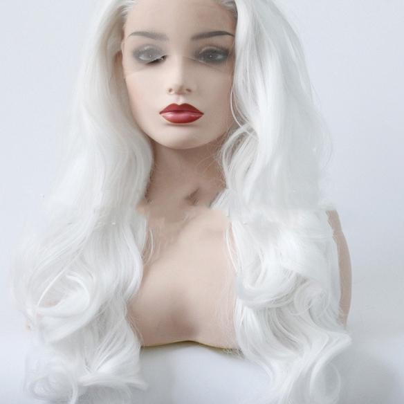 Raywigs Fashion Style Snow White Long Straight Synthetic Wig