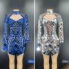 Various Colors Mirror- like Sequin Dress