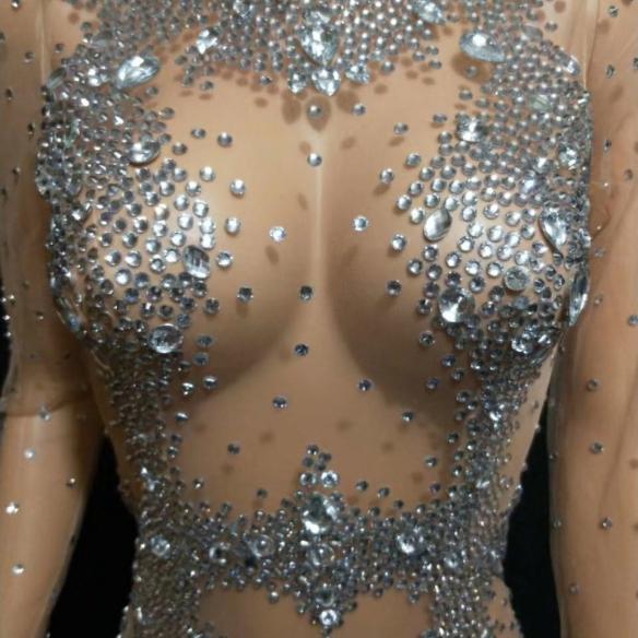 Transparent Fishtail Dress