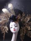 White leave shape drag headdress