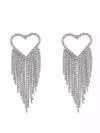 Heart-shaped Diamond Earring