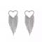 Heart-shaped Diamond Earring