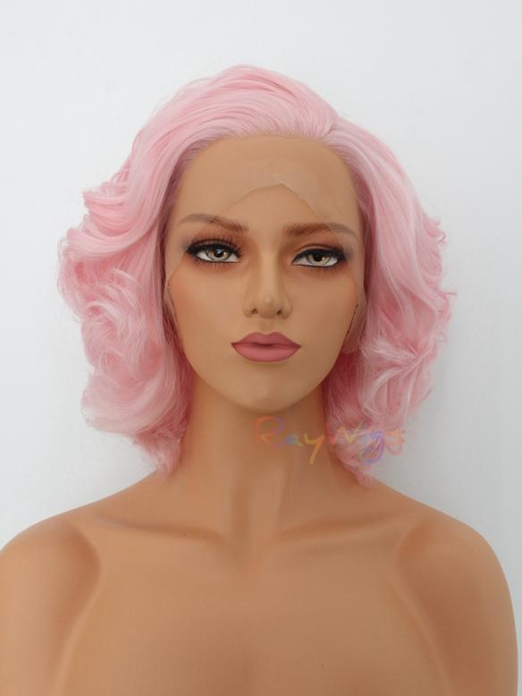 Human Hair Full Lace Wig Curly Ash Brown