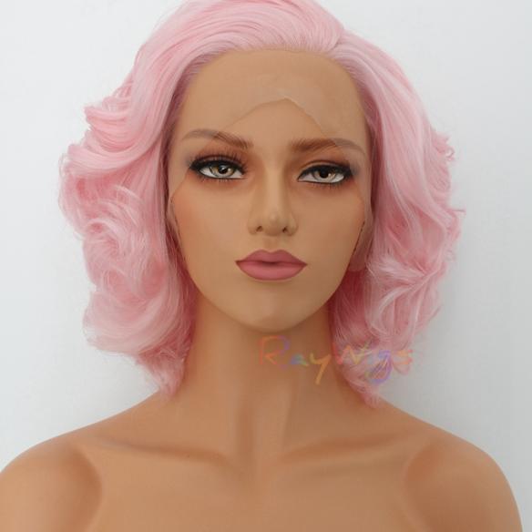 Human Hair Full Lace Wig Curly Ash Brown