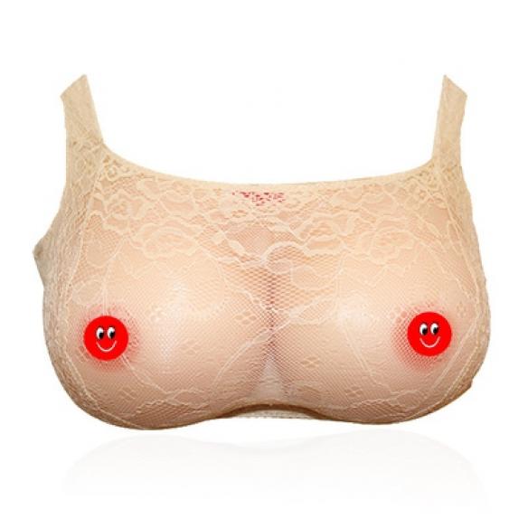 Silicone Fake Breast Bra