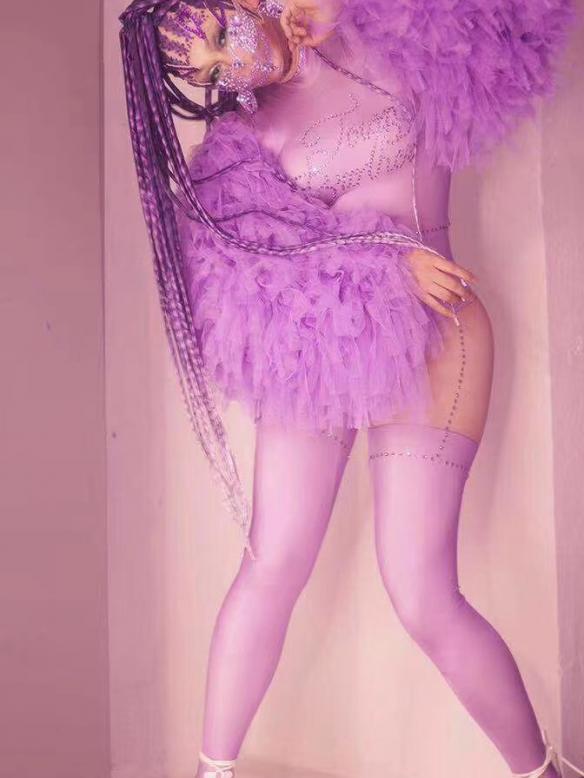 Fringed Long-Sleeve Bodysuit