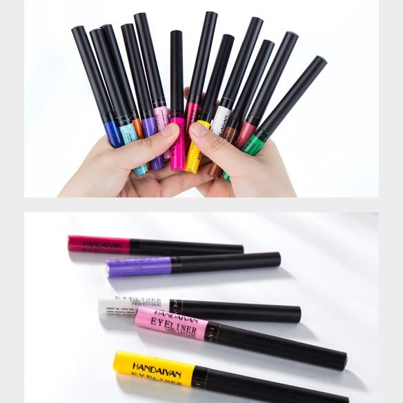 12 Colors Matte Liquid Eyeliner