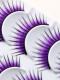 5 PAIRS PURPLE DRAG EYELASHES