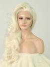 Human Hair Full Lace Wig Curly Ash Brown