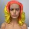 Yellow & Orange Mixed Color Wig