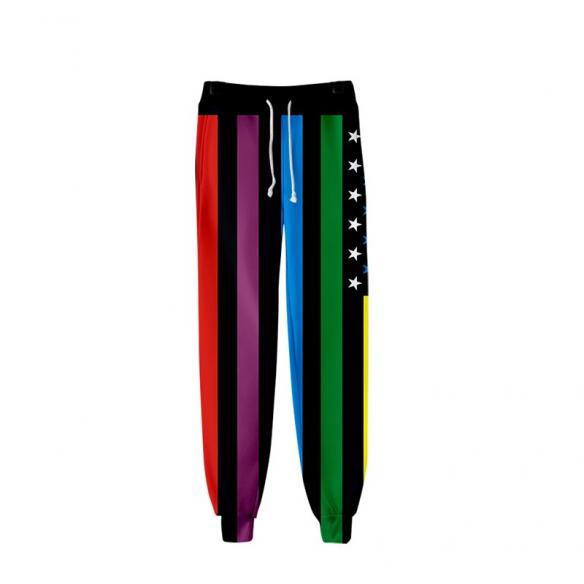 Gay Pride Rainbow Flag Jogger Pants