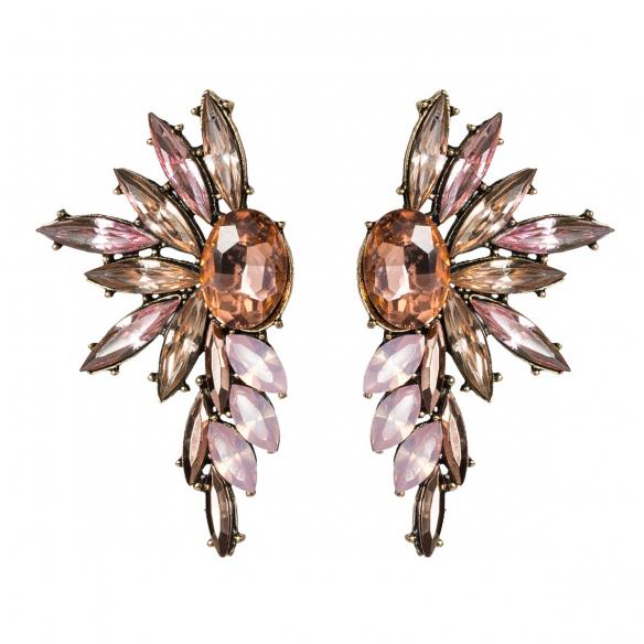  Shinning Rhinestone Statement Drop Earrings