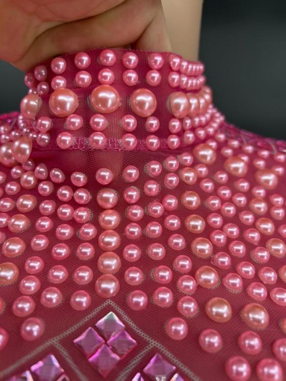 Pink Pearl Drag Dress