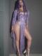 Purple Tassel Dress
