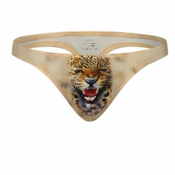 Animal Print Men’s Thong Swimwear (Various Designs)