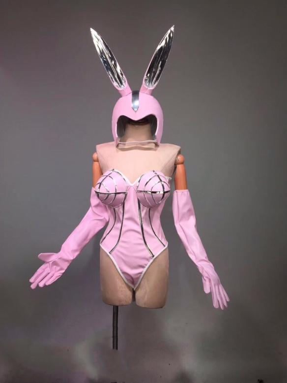 Several colors rabbit leotard (includes gloves)