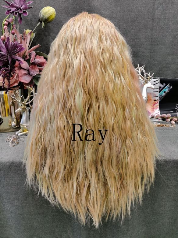 Human Hair Full Lace Wig Curly Ash Brown