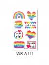 10 Pcs Pride Tattoo Stickers