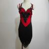 Black and Red Tassel Outfit