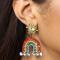 Rainbow Color Rhinestone Earrings