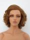 Human Hair Full Lace Wig Curly Ash Brown