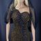 Mysterious Gold Gauze Dress