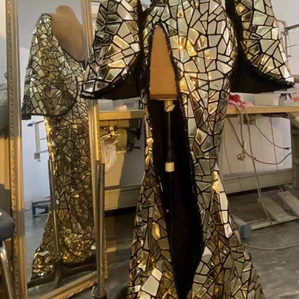 Mirror Like Long Dress