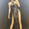 Sparkly Silver See Through Cheongsam