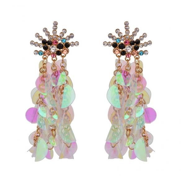 Various Colors Sequin Earrings