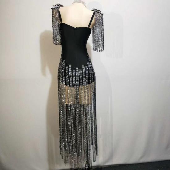 sequin shoulder pads