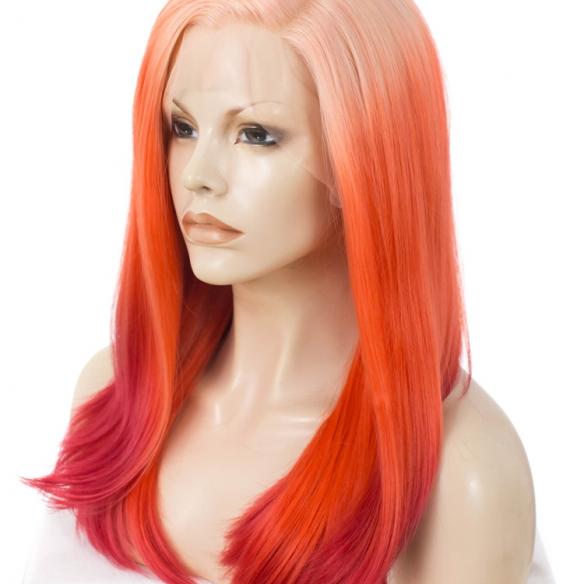 RayWigs Spreical Offer Fire Red Bust Length Drag Wig - Style - Monique ...