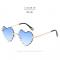 Heart Shaped Rimless Sunglasses