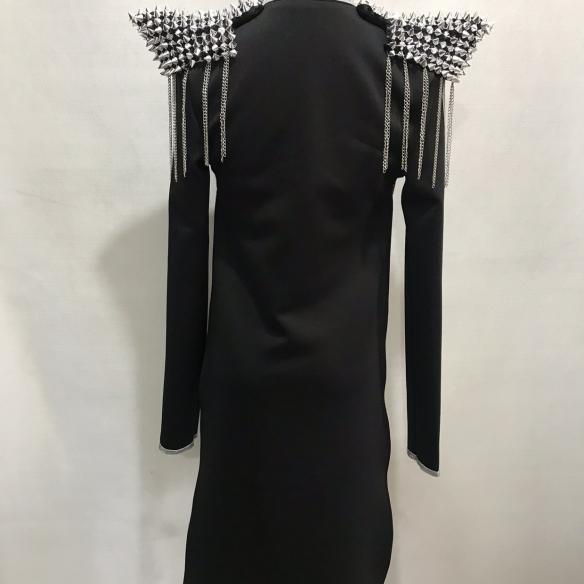 Black Beaded Leotard