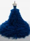Blue Drag Wedding DresS