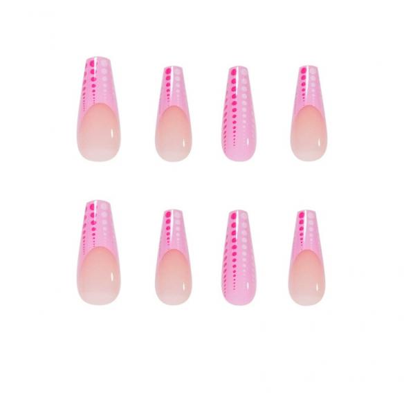 24 PCS Pink Nail