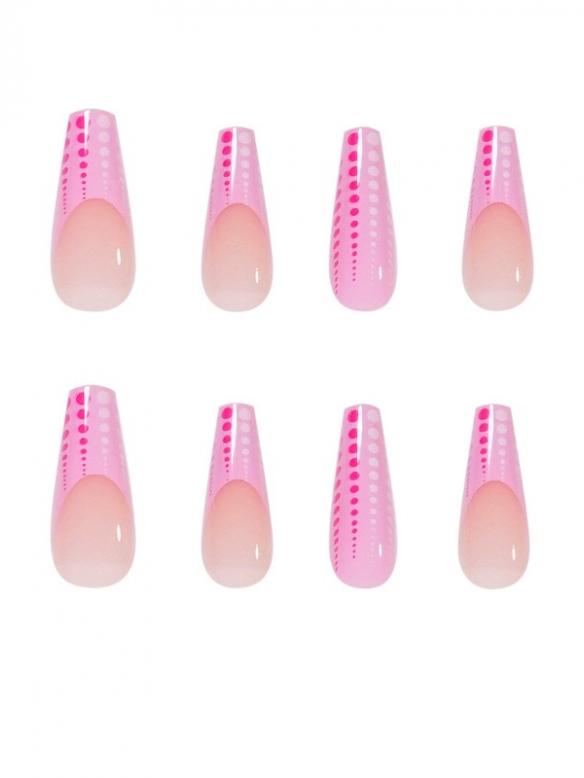 24 PCS Pink Nail