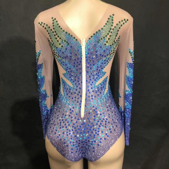 Blue Flame Leotard