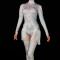 Nude Crystallized Fringed Showgirl Clubwear